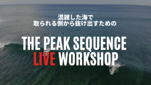 混雑した海で、取られる側から抜け出すためのThe Peak Sequence Live Workshop